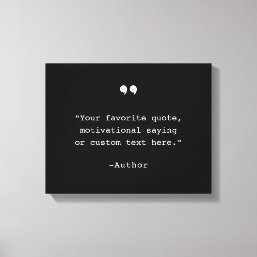 Creëer Uw eigen offerte Canvas Afdruk (Voorkant)