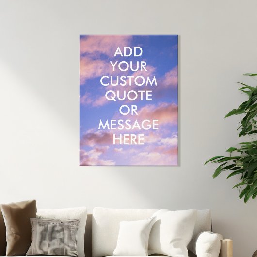 Creëer Uw eigen offerte Canvas Afdruk