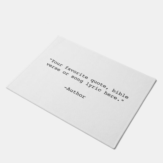 Creëer Uw eigen offerte Deurmat (Schuin)