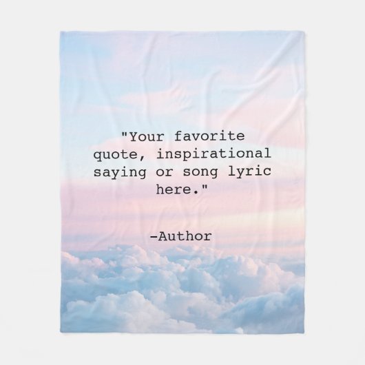 Creëer Uw eigen offerte Fleece Deken (Voorkant)