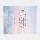 Creëer Uw eigen offerte Fleece Deken (Voorkant (Horizontaal))