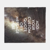 Creëer Uw eigen offerte Fleece Deken (Voorkant (Horizontaal))