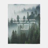 Creëer Uw eigen offerte Fleece Deken (Voorkant)