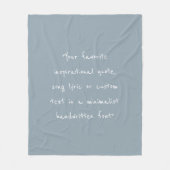 Creëer Uw eigen offerte Fleece Deken (Voorkant)