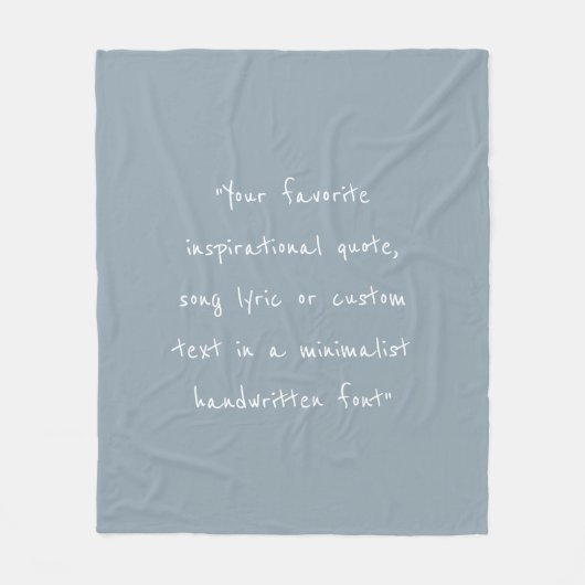 Creëer Uw eigen offerte Fleece Deken (Voorkant)