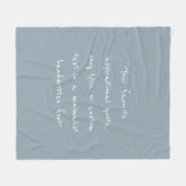 Creëer Uw eigen offerte Fleece Deken (Voorkant (Horizontaal))