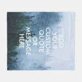 Creëer Uw eigen offerte Fleece Deken (Voorkant (Horizontaal))