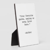 Creëer Uw eigen offerte Fotoplaat (Zijkant)