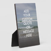 Creëer Uw eigen offerte Fotoplaat (Zijkant)