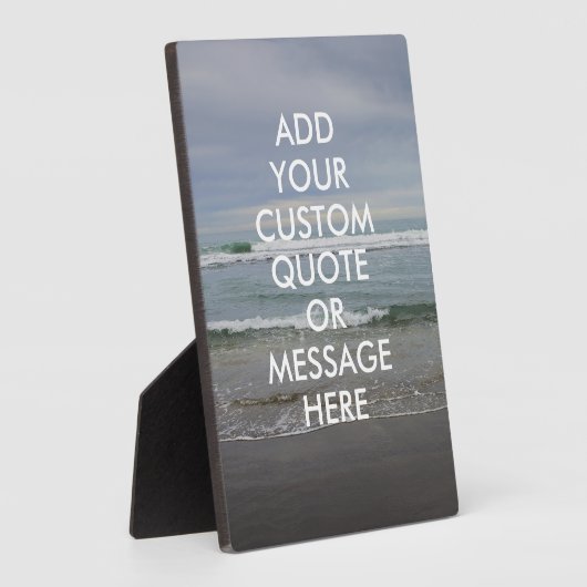 Creëer Uw eigen offerte Fotoplaat (Zijkant)