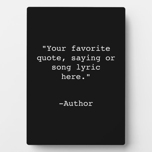 Creëer Uw eigen offerte Fotoplaat (voorkant)