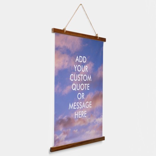 Creëer Uw eigen offerte Hangend Wandkleed (Gebogen)