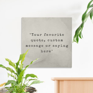 Creëer Uw eigen offerte Imitatie Canvas Print