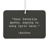 Creëer Uw eigen offerte Luchtverfrisser (Voorkant)