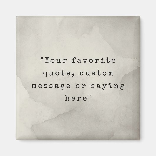 Creëer Uw eigen offerte Magneet (Voorkant)