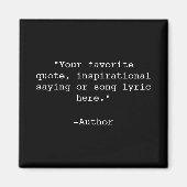 Creëer Uw eigen offerte Magneet (Voorkant)