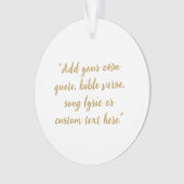 Creëer Uw eigen offerte Ornament (voorkant)