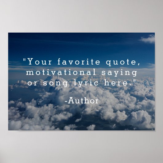 Creëer Uw eigen offerte Poster (Voorkant)