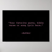 Creëer Uw eigen offerte Poster (Voorkant)