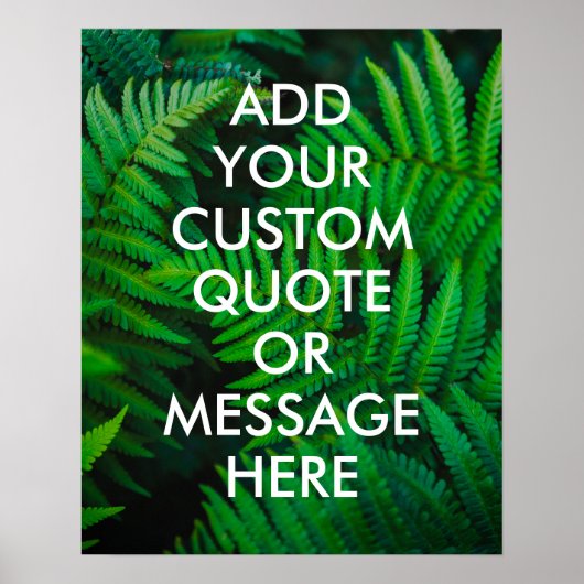 Creëer Uw eigen offerte Poster (Voorkant)