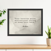 Creëer Uw eigen offerte Poster