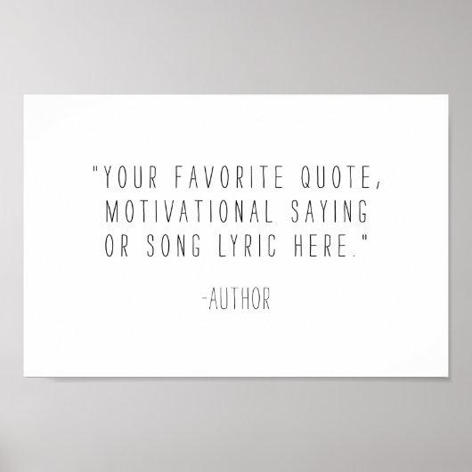 Creëer Uw eigen offerte Poster (Voorkant)