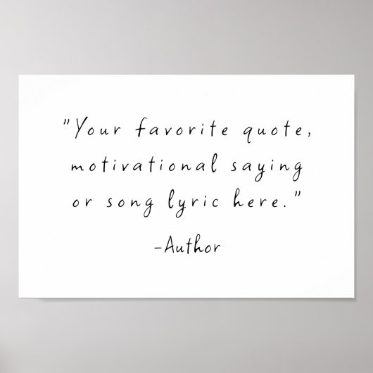 Creëer Uw eigen offerte Poster (Voorkant)