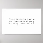 Creëer Uw eigen offerte Poster (Voorkant)