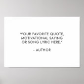 Creëer Uw eigen offerte Poster (Voorkant)