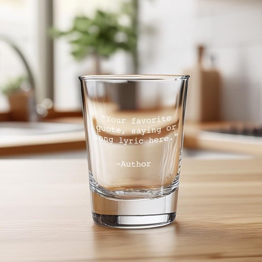 Creëer Uw eigen offerte Shot Glas