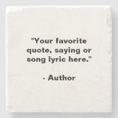 Creëer Uw eigen offerte Stenen Onderzetter (Voorkant)