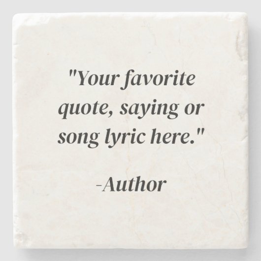 Creëer Uw eigen offerte Stenen Onderzetter (Voorkant)