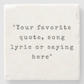 Creëer Uw eigen offerte Stenen Onderzetter (Voorkant)