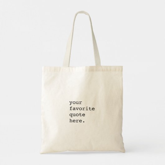 Creëer Uw eigen offerte Tote Bag (Achterkant)