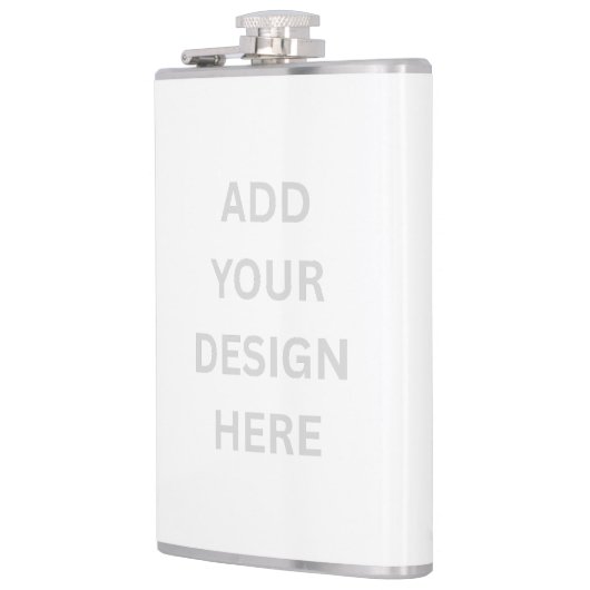 Creëer Uw eigen ontwerp 8 oz vinyl verpakte kolf Heupfles (Links)