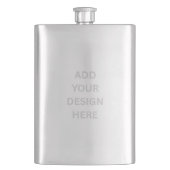 Creëer Uw Eigen Ontwerp Classic 8oz Roestvrij staa Flacon (Voorkant)