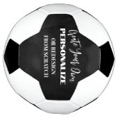 Creëer Uw eigen — Ontwerp een aangepaste versie Voetbal (Gedraaid)