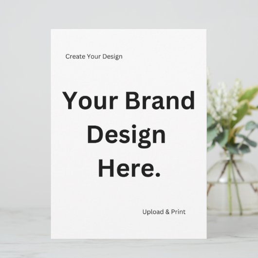 Creëer uw eigen ontwerp en print (Staand voorkant)