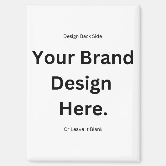 Creëer uw eigen ontwerp en print magneet (Voorkant)