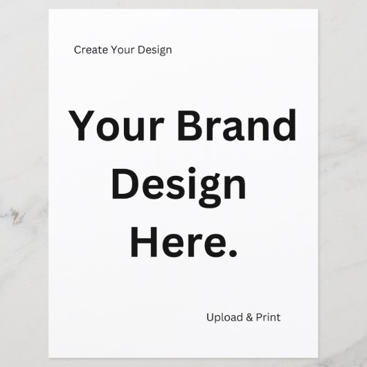 Creëer uw eigen ontwerp en print papier blad (Voorkant)