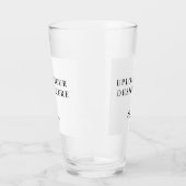 Creëer Uw eigen ontwerp Glas (Links)