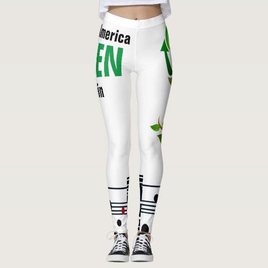 Creëer uw eigen ontwerp-Leggings Leggings (Voorkant)