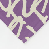 Creëer uw eigen ontwerp met uw Initialen Fleece Deken (Hoek)