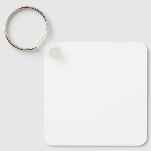 Creëer uw eigen ontwerp Metal Square Sleutelhanger (Voorkant)