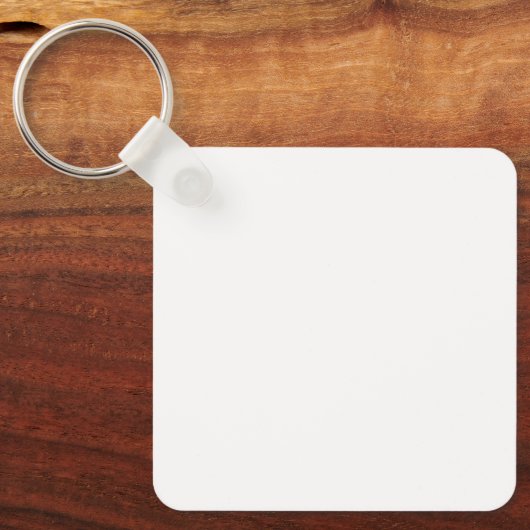 Creëer uw eigen ontwerp Metal Square Sleutelhanger (Voorkant)