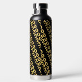 Creëer uw eigen ontwerp Modern Nieuwjaarsfeest Waterfles (Rechts)