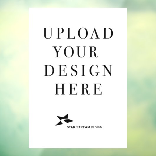 Creëer Uw eigen ontwerp Raamsticker (Vel 3)