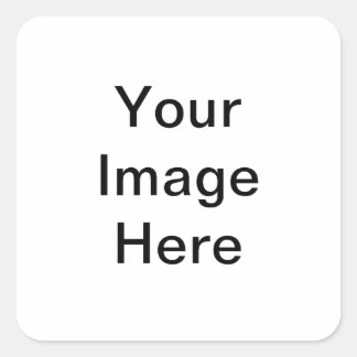 Creëer uw eigen ontwerp! vierkante sticker
