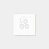 Creëer Uw Eigen Opaque Bedrijf Zwart Logo Pack van Post-it® Notes (Voorkant)