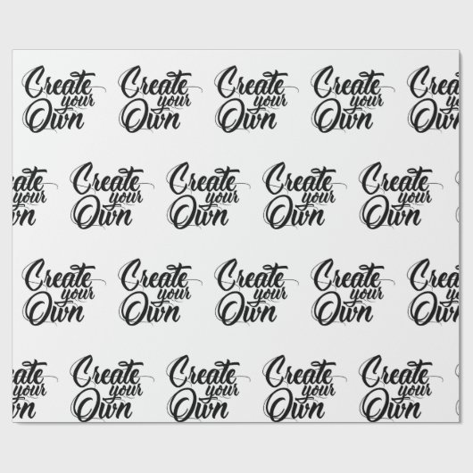 Creëer uw eigen opvulpapier cadeaupapier (Vlak)